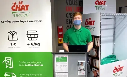 La lessive Le Chat déploie un service de lavage du linge chez Intermarché