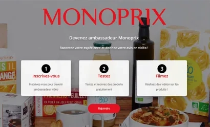 Monoprix cherche des ambassadeurs pour témoigner en vidéo