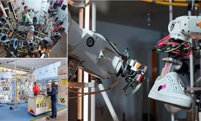 Nike teste en magasin un robot qui nettoie et répare les baskets usées