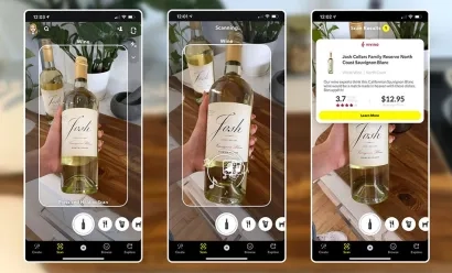 Snapchat intègre un « Shazam » de la nourriture et du vin