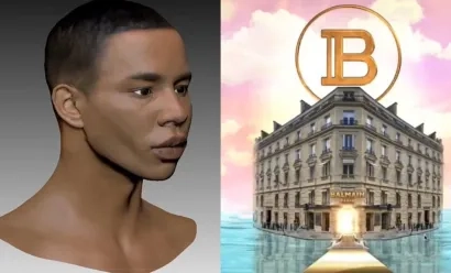 L’avatar d’Olivier Rousteing accueille les visiteurs du showroom virtuel de Balmain