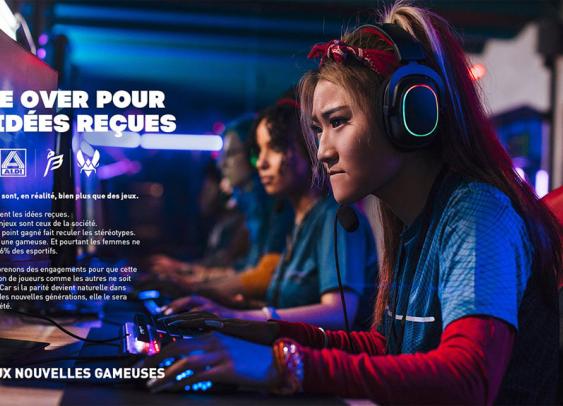 Aldi s’engage pour la féminisation de l’e-sport