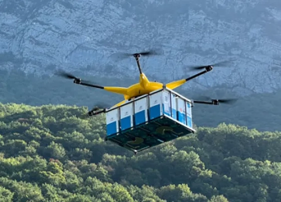 La livraison devient possible en zones difficiles grâce au drone