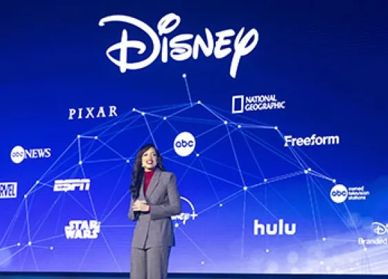 Photo de la présentation de Disney Au salon CES 2026