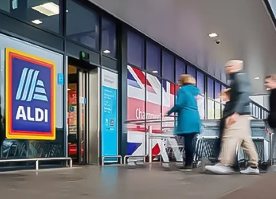 Photo extérieur d'un magasin Aldi