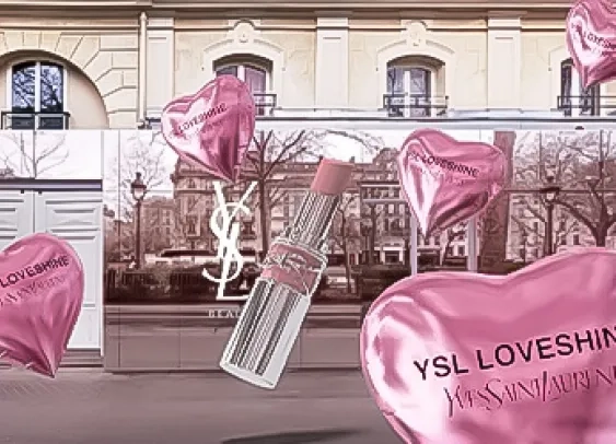 Image d'une pub Yves Saint laurent 