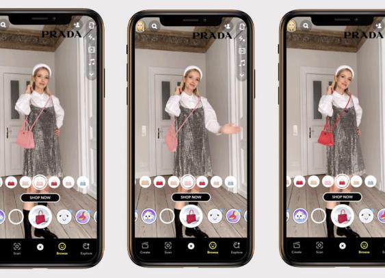 Prada et Farfetch misent sur les nouveaux outils d’essayage virtuel de Snapchat