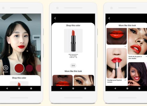 Pinterest lance « Try On », pour essayer virtuellement des rouges à lèvres avant d’acheter