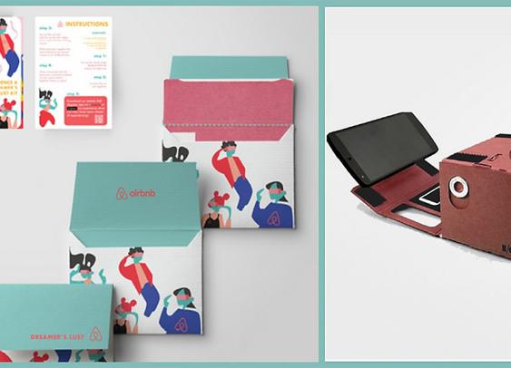 Airbnb envoie par courrier un kit de réalité virtuelle