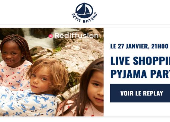 Avec le live shopping, Petit Bateau veut remettre de l’humain dans le e-commerce