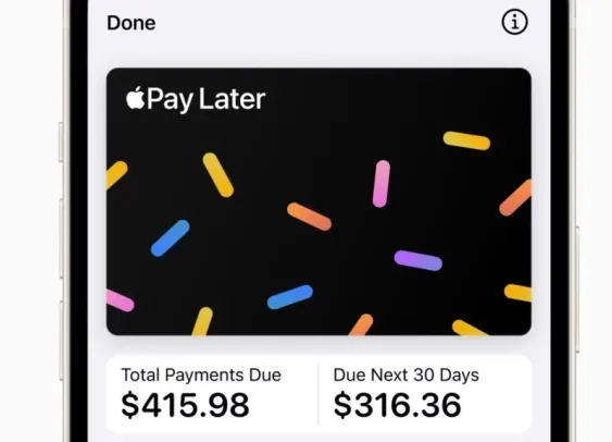 Apple Pay Later, le paiement en 4 fois sans frais… et sans couture