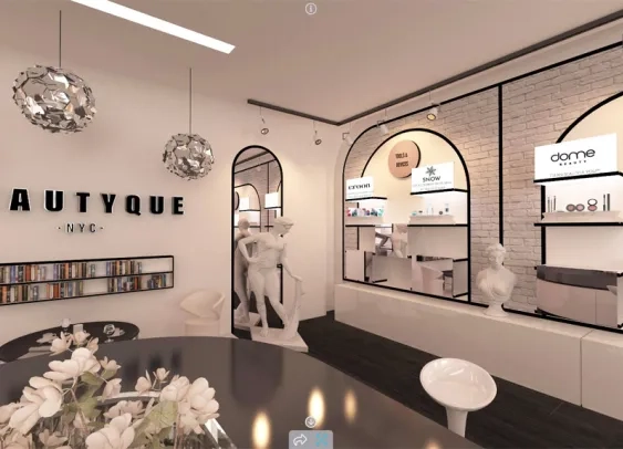Beautyque, la boutique de cosmétiques réinventée en expérience 3D