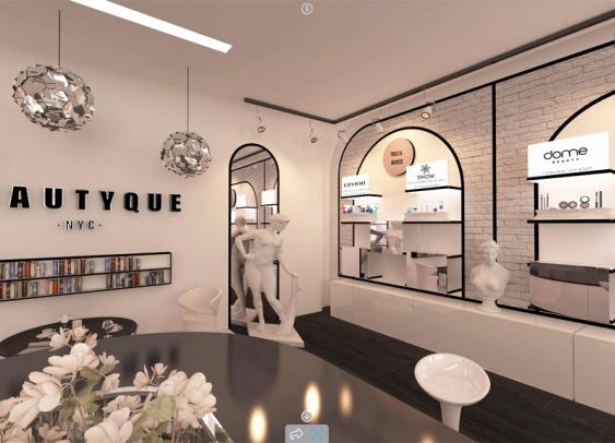Beautyque, la boutique de cosmétiques réinventée en expérience 3D