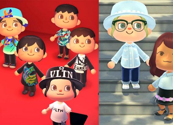 Valentino et Marc Jacobs habillent des avatars dans Animal Crossing