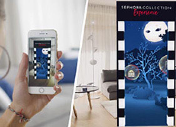 Sephora lance un pop-up store en réalité augmentée pour Noël
