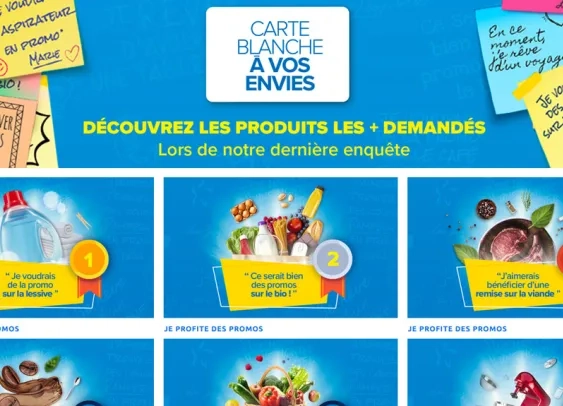 Chez Carrefour, les clients choisissent les produits qui sont mis en promotion