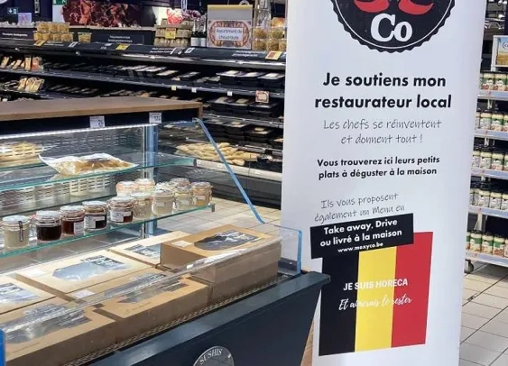 En Belgique, Carrefour vend les plats des restaurateurs locaux