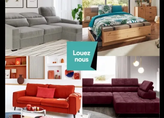 But propose sa literie et ses canapés en location longue durée