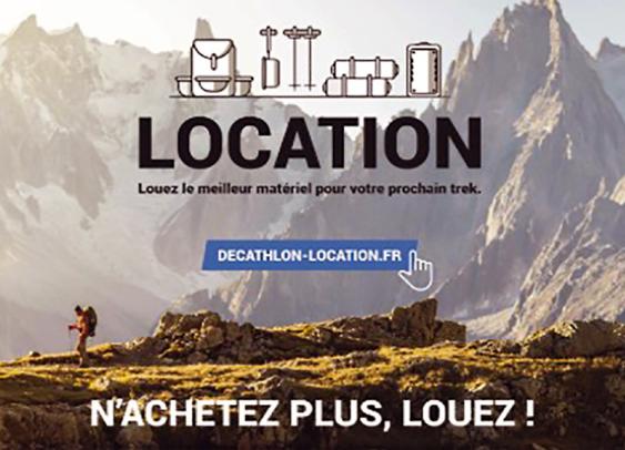 Decathlon innove en louant du matériel aux trekkeurs