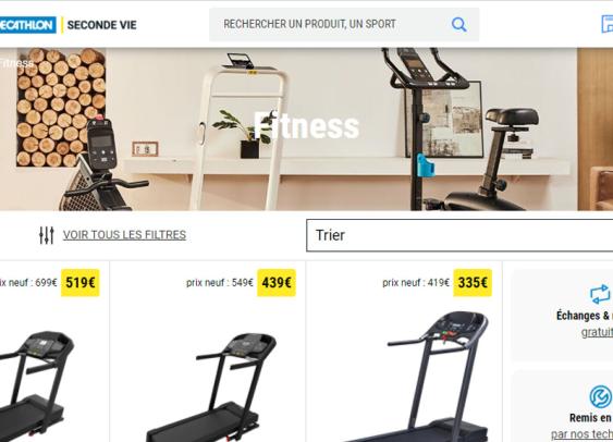 Decathlon lance son site Seconde Vie, dédié aux produits reconditionnés