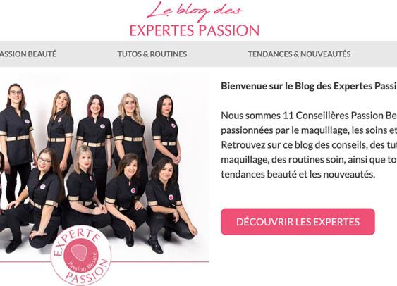 Passion Beauté crée un blog animé par ses conseillères beauté