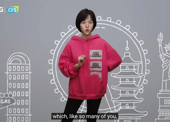 LG dévoile ses nouveautés high-tech avec une influenceuse virtuelle
