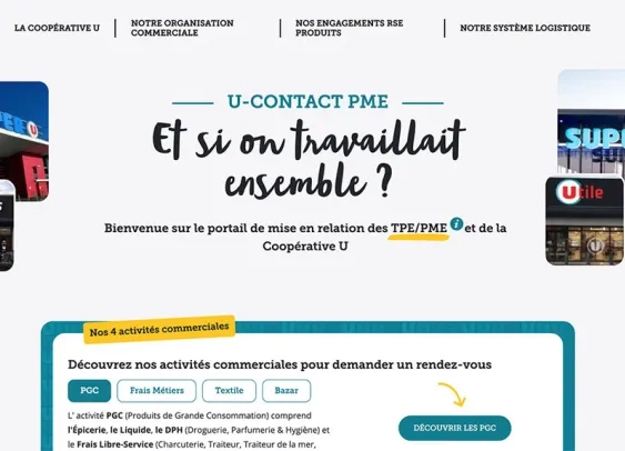 Système U lance un portail pour attirer des TPE-PME