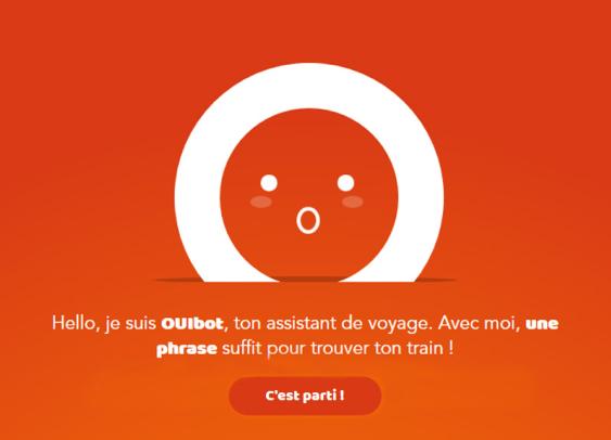 Le chatbot de OUI.sncf gère désormais le parcours client jusqu’au paiement