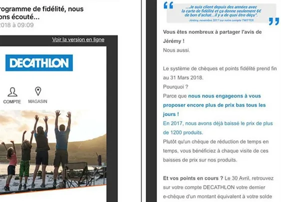 Pourquoi Decathlon abandonne son programme de fidélité