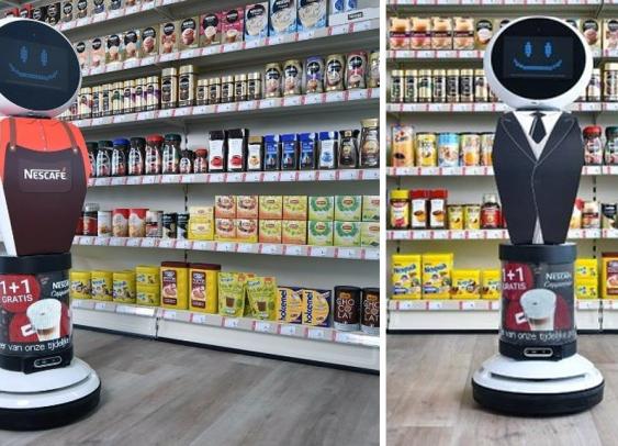 Un robot pour guider les clients dans les magasins belges Delhaize