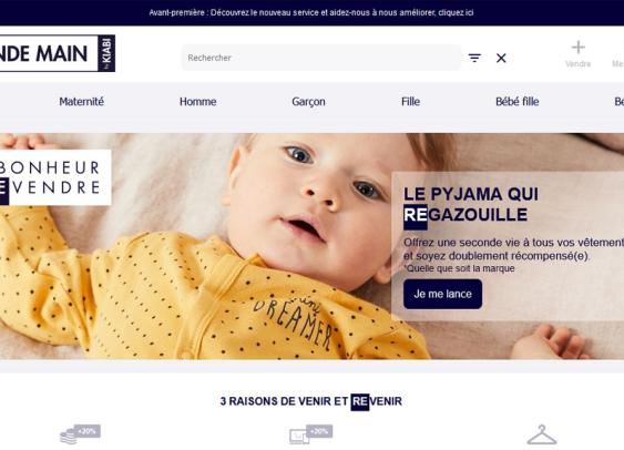 Kiabi lance son site dédié à la seconde main