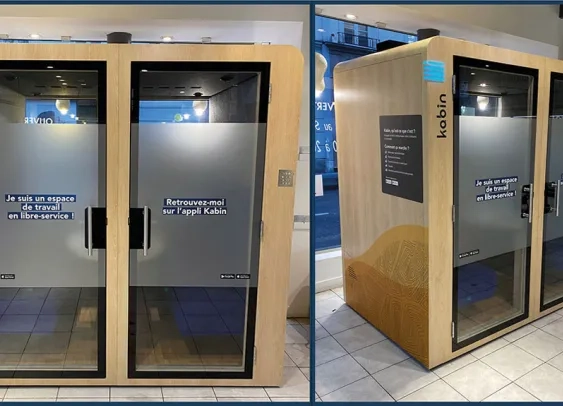 Une « Kabin » pour télétravailler au Monop’