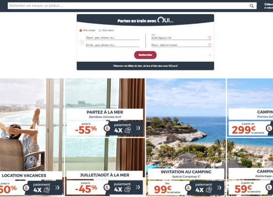 Oui.sncf vend maintenant des billets sur Cdiscount