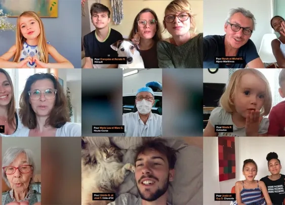 Orange relaie des messages vidéo pour les aînés dans ses publicités à la TV