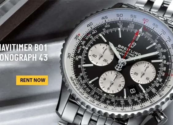 Breitling propose ses montres de luxe en location