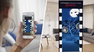 Sephora lance un pop-up store en réalité augmentée pour Noël