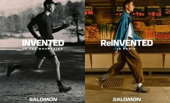 Image campagne publicitaire de la marque Salomon